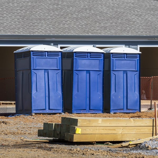 are there any restrictions on where i can place the porta potties during my rental period in Fargo Kansas